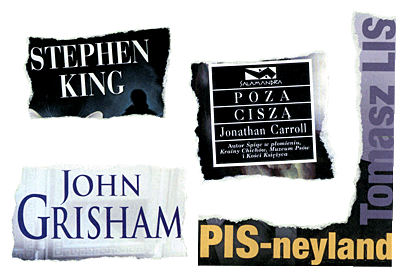 Stephen King, John Grisham, Tomasz Lis